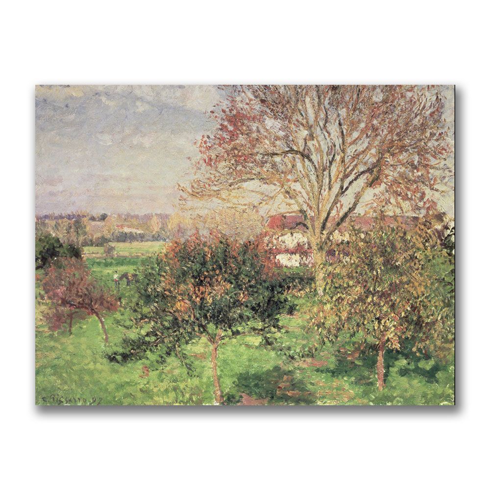 Trademark Global 18x24 inches Camille Pissaro "Autumn Morning At Eragny"