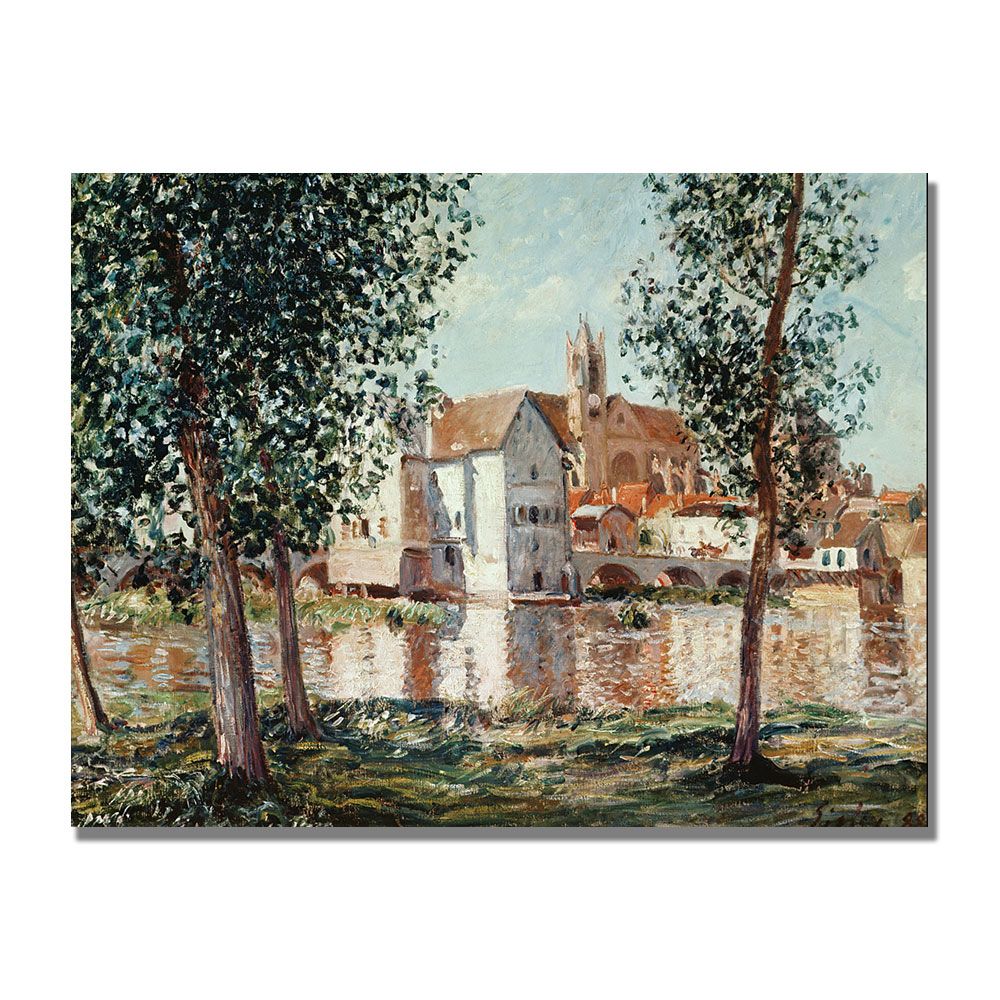 Trademark Global 35x47 inches Alfred Sisley "The Loing At Moret"