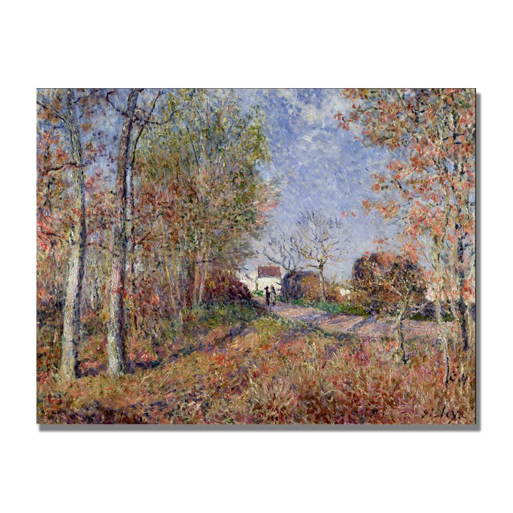 Trademark Global 24x32 inches Alfred Sisley "A Corner Of The Woods At Sablons"