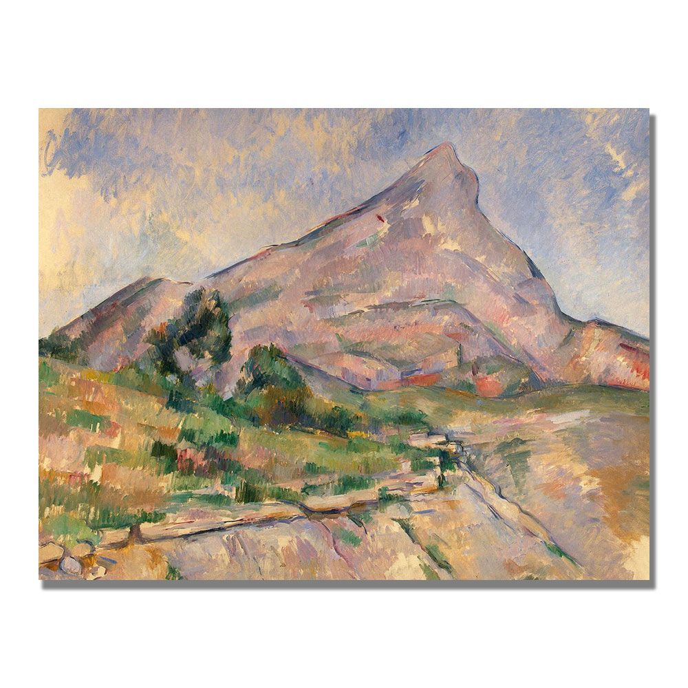 Trademark Global 18x24 inches Paul Cezanne "Montagne Sainte-Victoire IV"