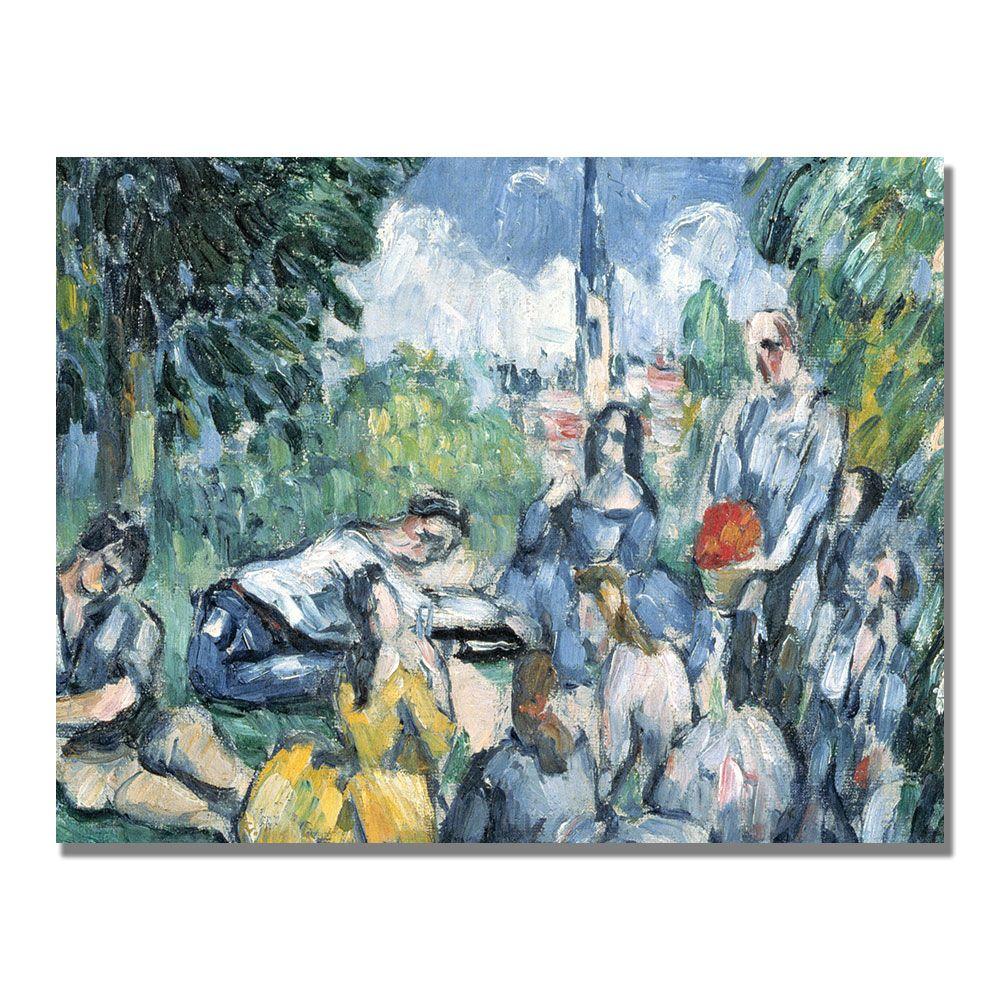 Trademark Global 18x24 inches Paul Cezanne "Dejeuner Sur L"Herbe"