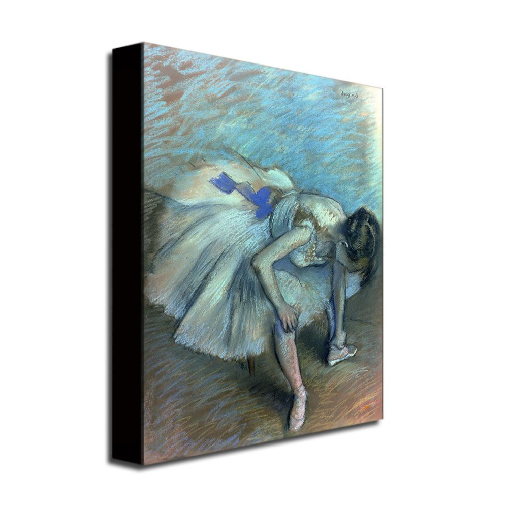 Trademark Global 18x24 inches Edgar Degas "Seated Dancer"