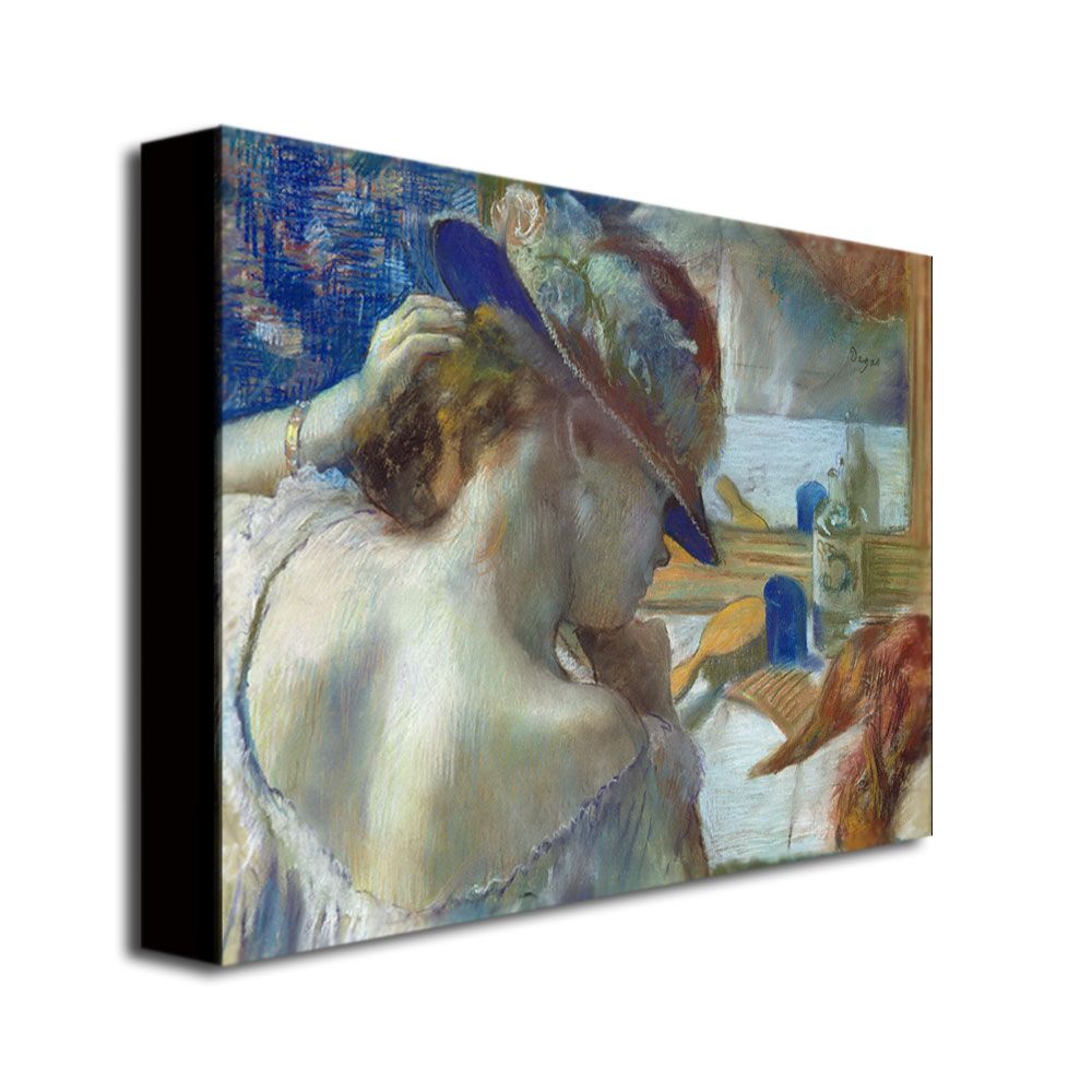 Trademark Global 18x24 inches Edgar Degas "In Front Of The Mirror"