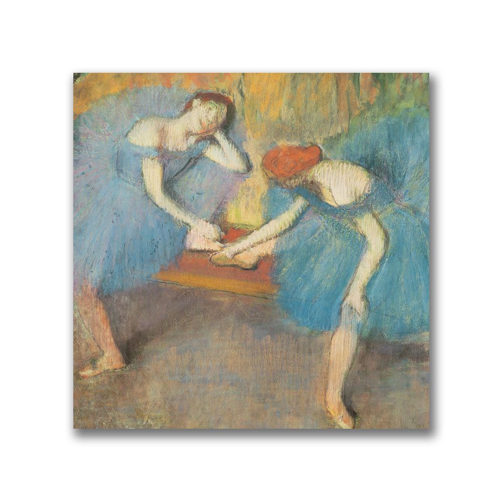 Trademark Global 14x14 inches Edgar Degas "Two Dancers At Rest"