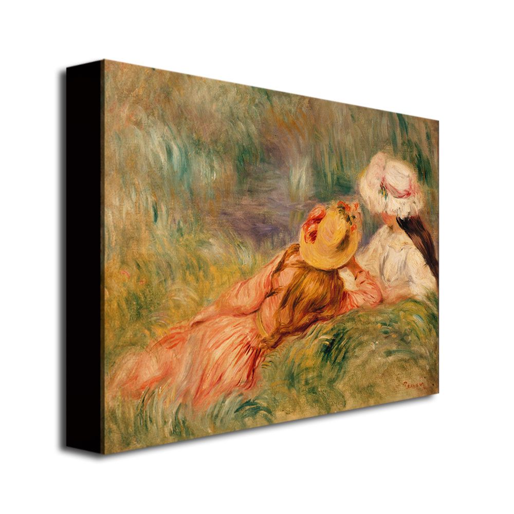 Trademark Global 24x32 inches Pierre Renoir "Young Girls By The Water"