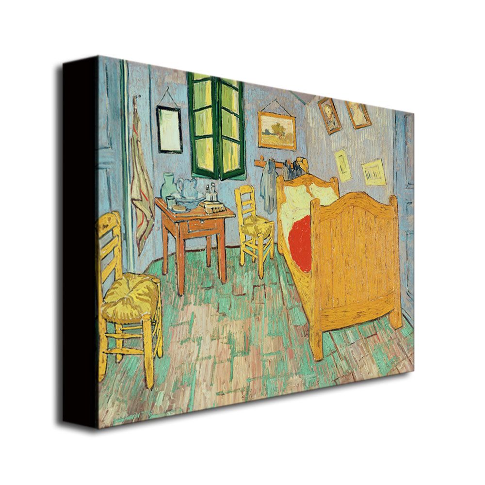 Trademark Global 18x24 inches Vincent Van Gogh "Van Gogh's Bedroom At Arles"