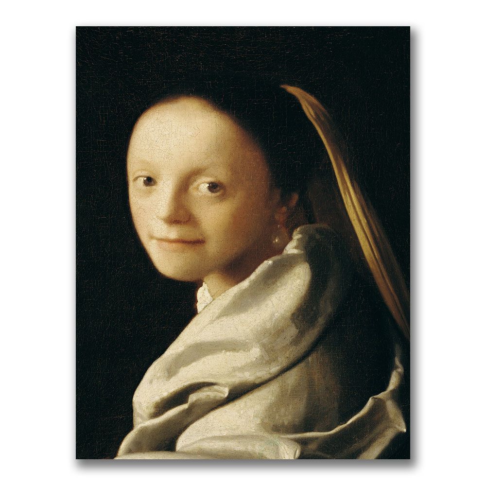 Trademark Global 24x32 inches Jan Vermeer "Portrait Of A Young Woman"