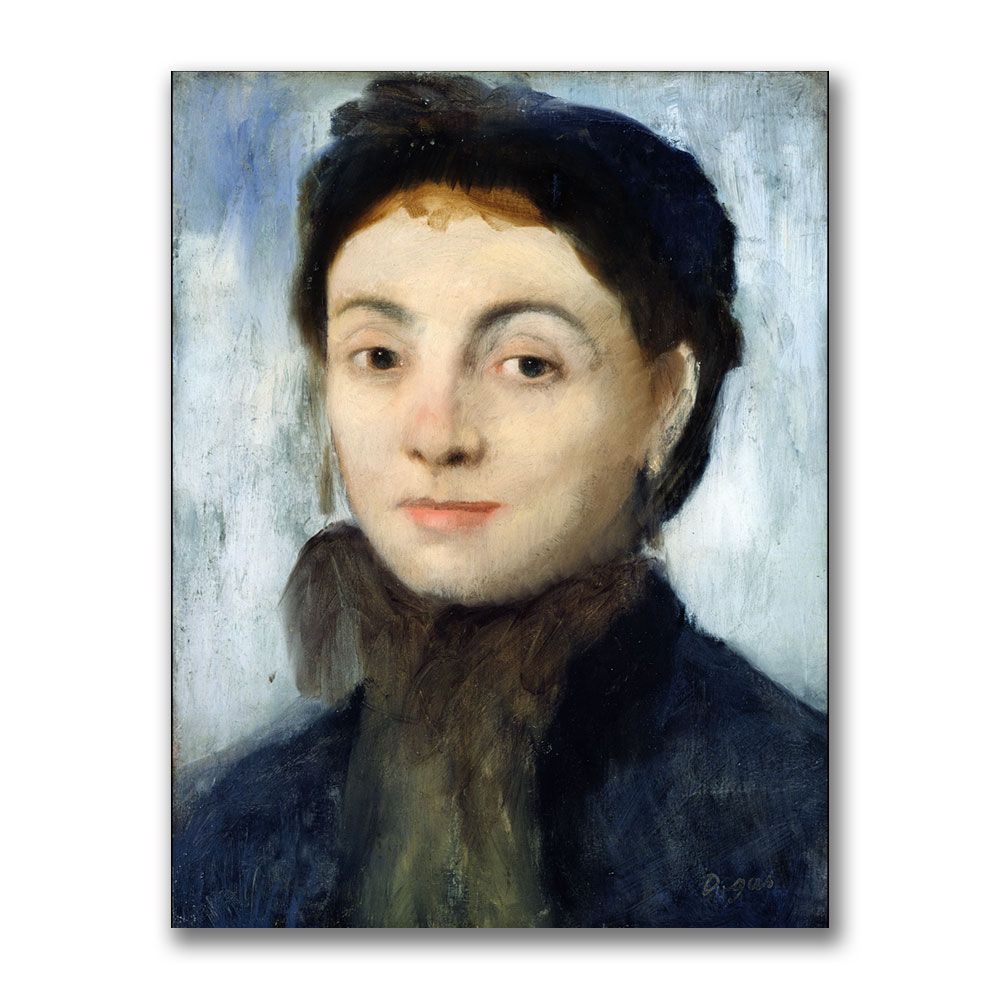 Trademark Global 18x24 inches Edgar Degas "Portrait Of Josephine Gaujelin"