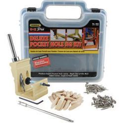 General Tools 850 Heavy Duty, All-In-One Aluminum Pocket Hole Jig Kit, 76 Piece Set With Carrying Case