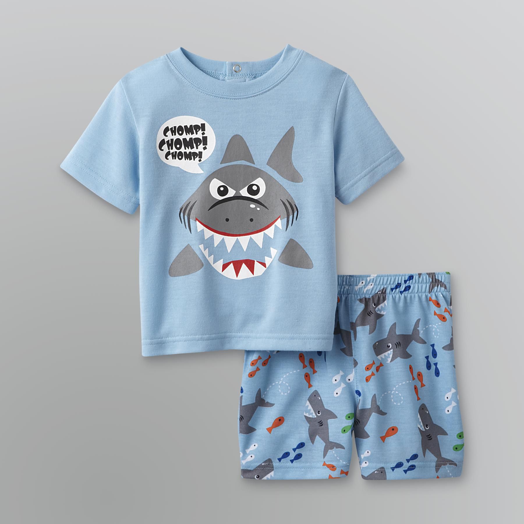 Joe Boxer Infant Boy's Shark Pajama Set