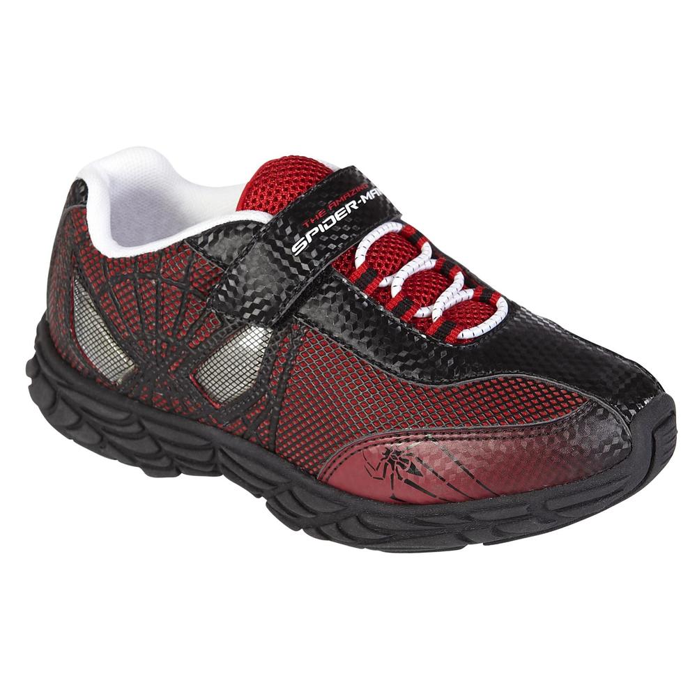Disney Boy's 4 Lighted Athletic Shoe - Red/Black