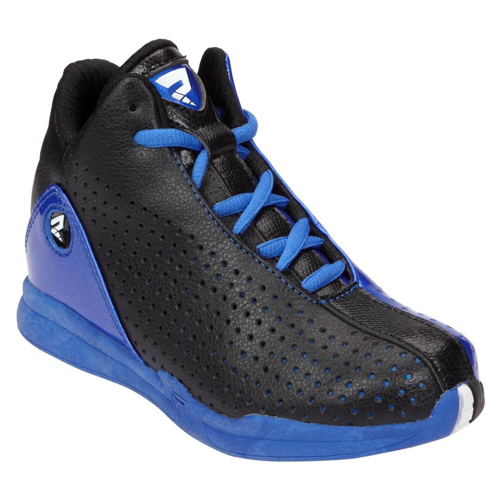Protege Boy's Crossover Basketball Shoe - Black/Blue
