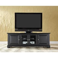 Crosley Furniture Modern Marketing Crosley Furniture KF10005ABK Alexandria 60 in. Low Profile TV Stand in Black Finish