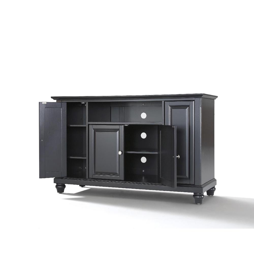 Crosley Furniture Cambridge 48in TV Stand in Black