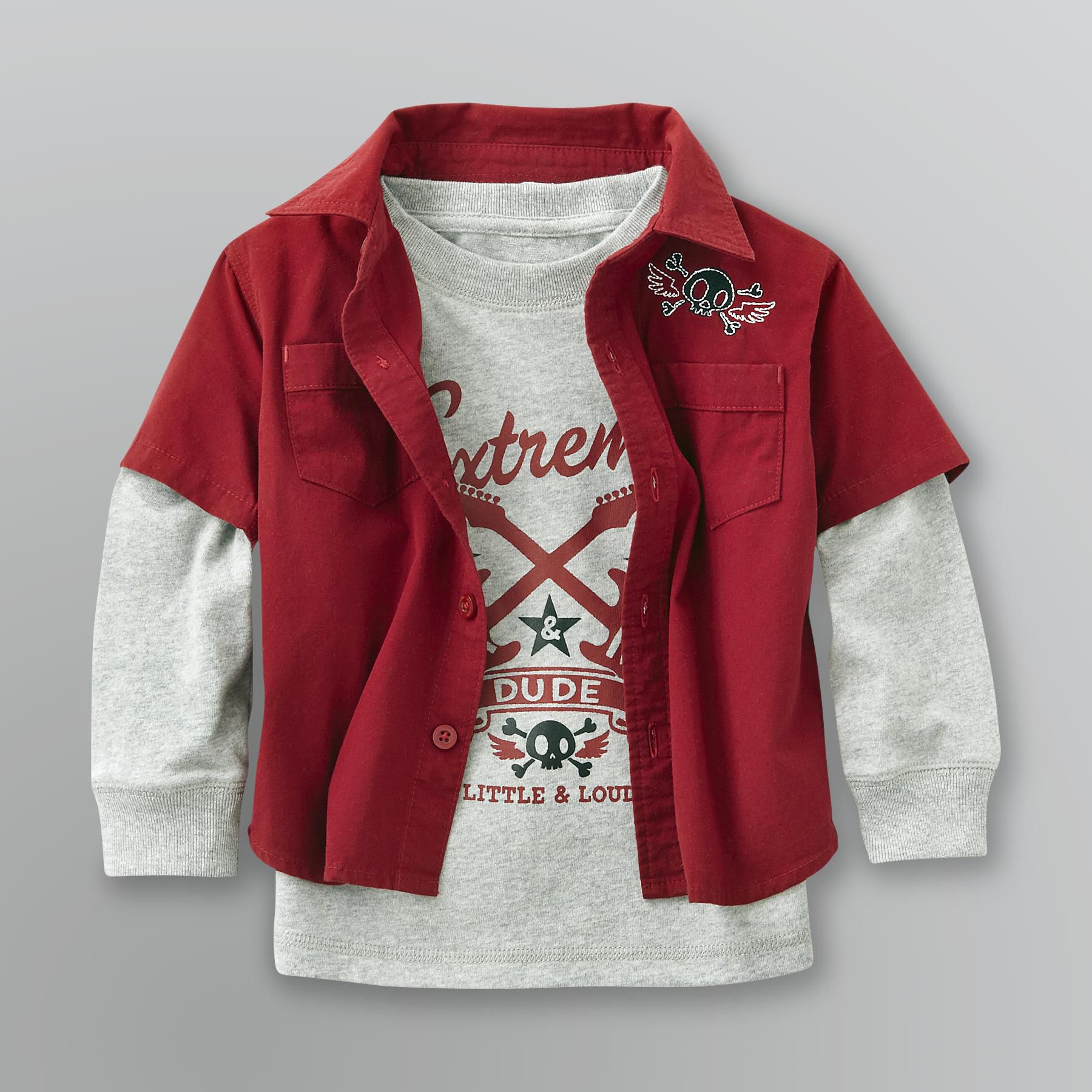 Toughskins Infant & Toddler Boy's Rock 'n' Roll Graphic Shirt Set