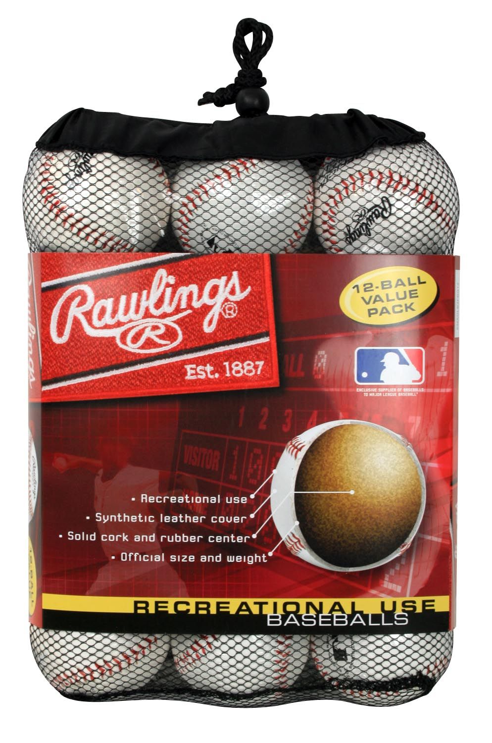 Rawlings Baseballs Box Mit 12 Bällen - Ultimate Practice Für Training