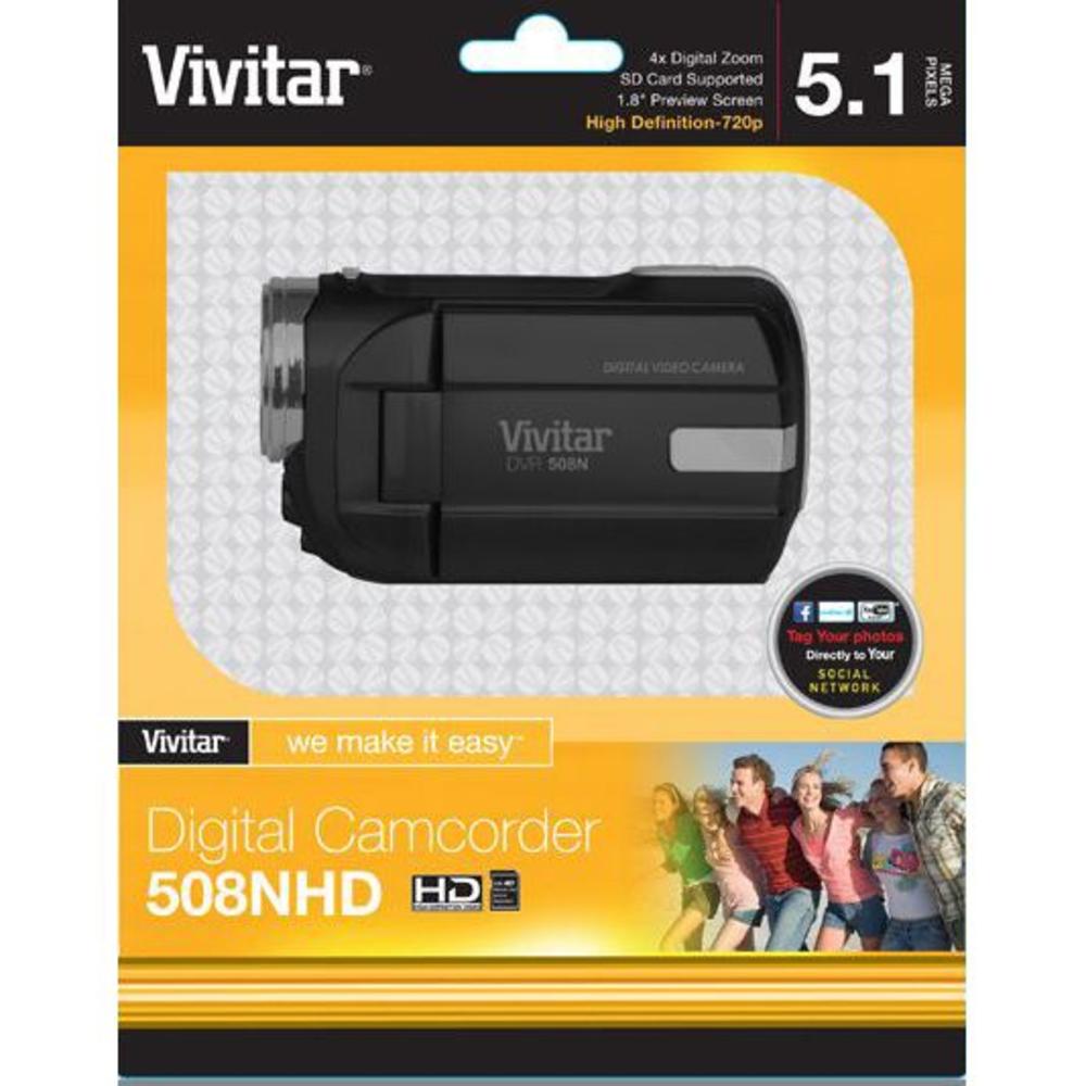 Vivitar DVR508-BLK-KM DVR 508HD Digital Video Recorder - Black