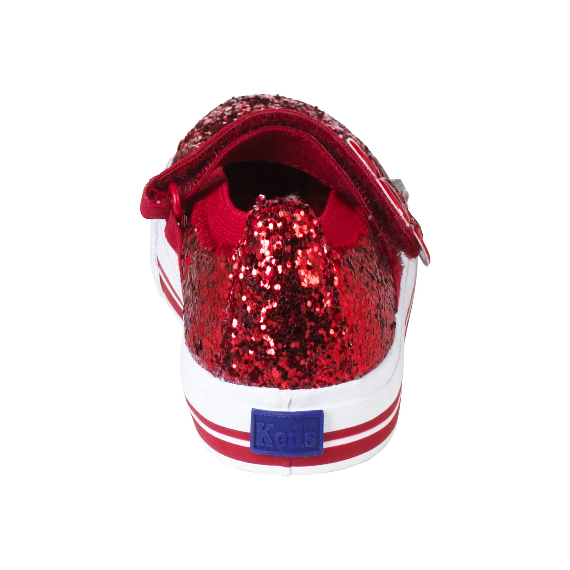 red sparkle keds