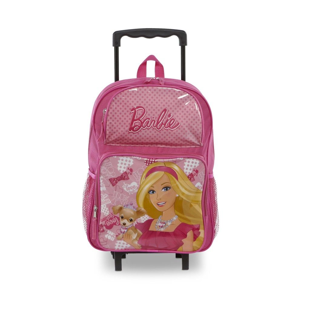 Barbie Rolling Backpack