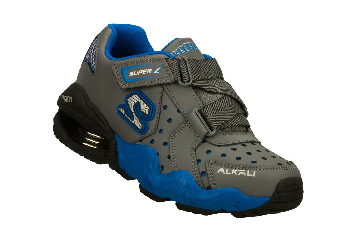 Skechers Boy's Mega Flex Alkali Athletic Shoe - Grey/Blue