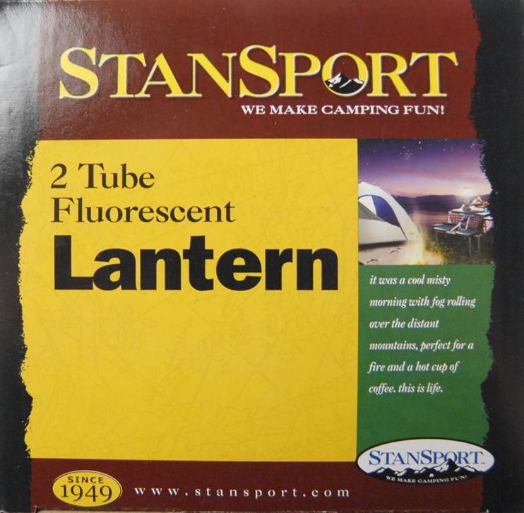 Stansport s 2 Tube Fluorescent Lantern