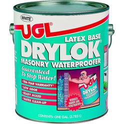 K-mart United Gilsonite Laboratories - UGL Drylok 27513 Latex Masonry Waterproofing Paint, White, 1 Gallon - Quantity 1