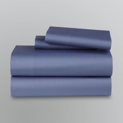 Cannon 250-thread count Bleach Friendly Sheet Set - Blue