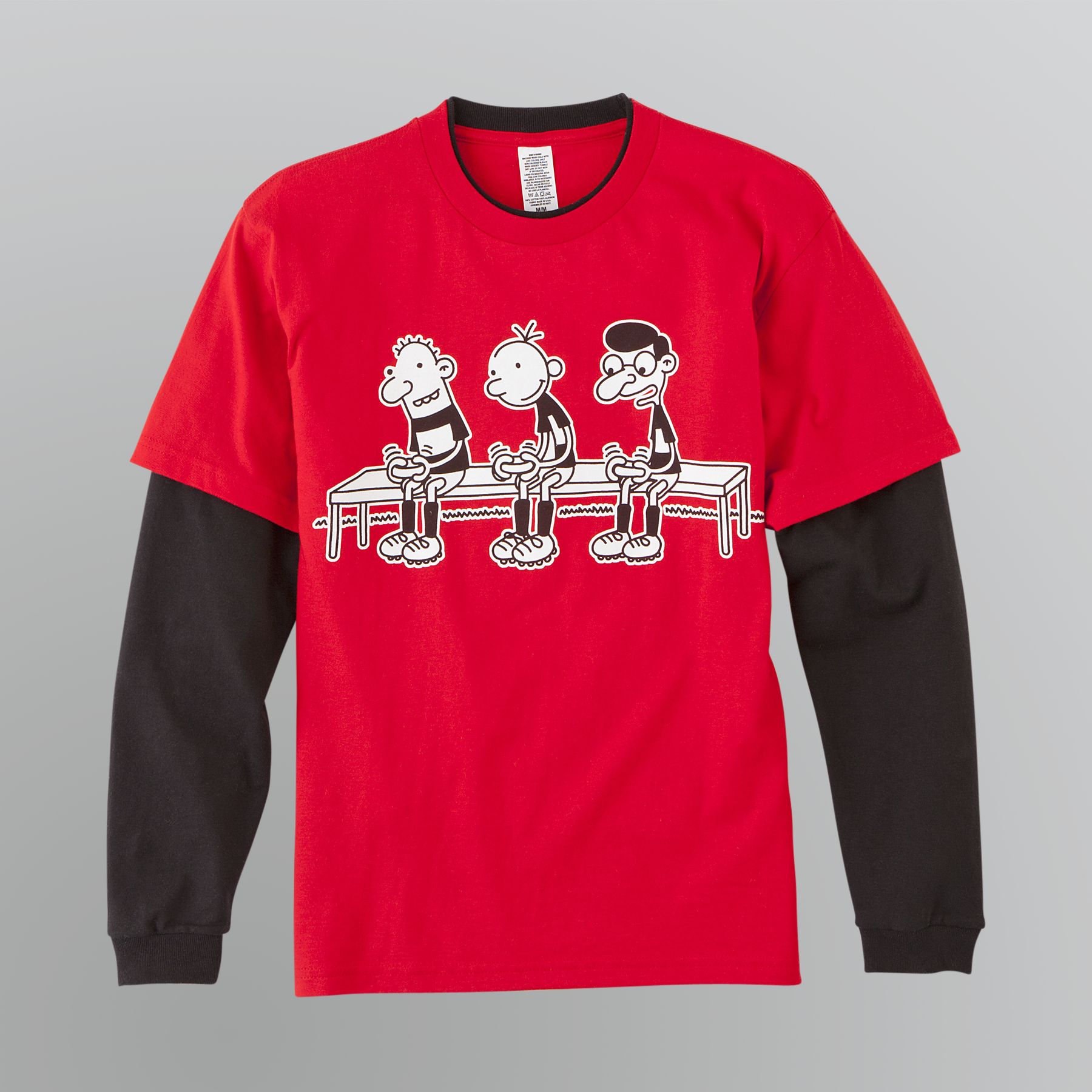 Diary of a Wimpy Kid Boy's Long Sleeved Layered-Look T-Shirt