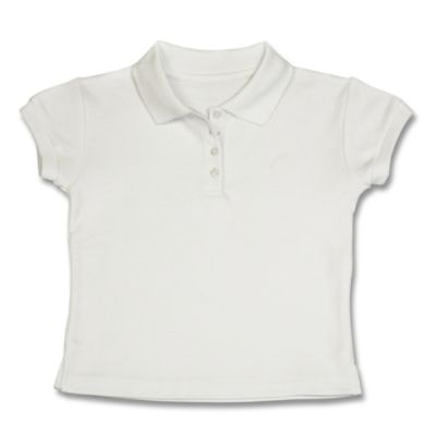 Dockers Girl's Plus Uniform Polo Shirt - Modern Fit - White