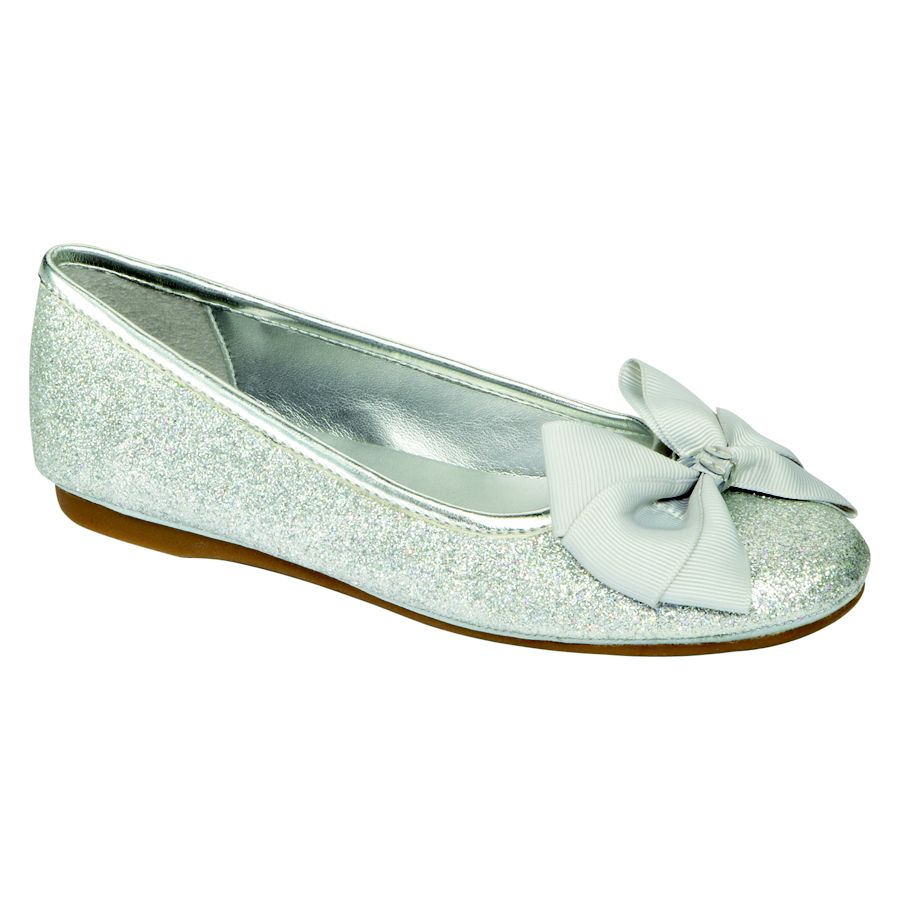Expressions Girl's Allondra 2 Dress Shoe - Silver