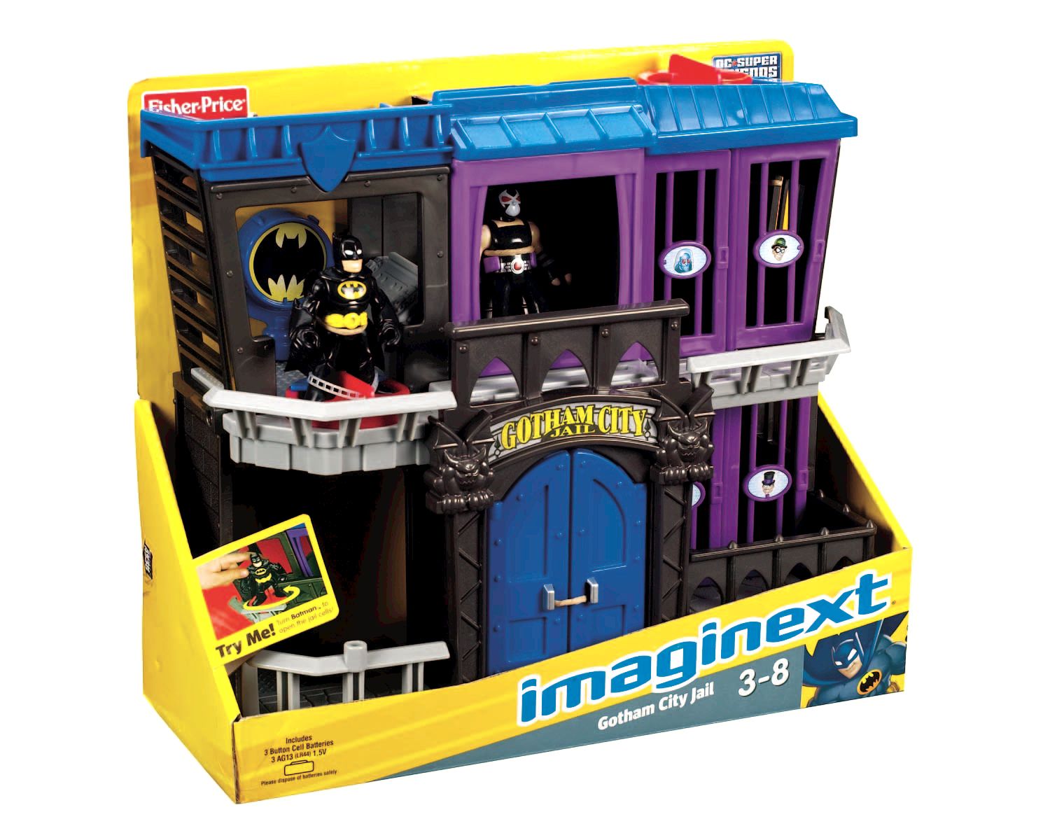 Imaginext Super Friends Gotham City Jail   Toys & Games   Action