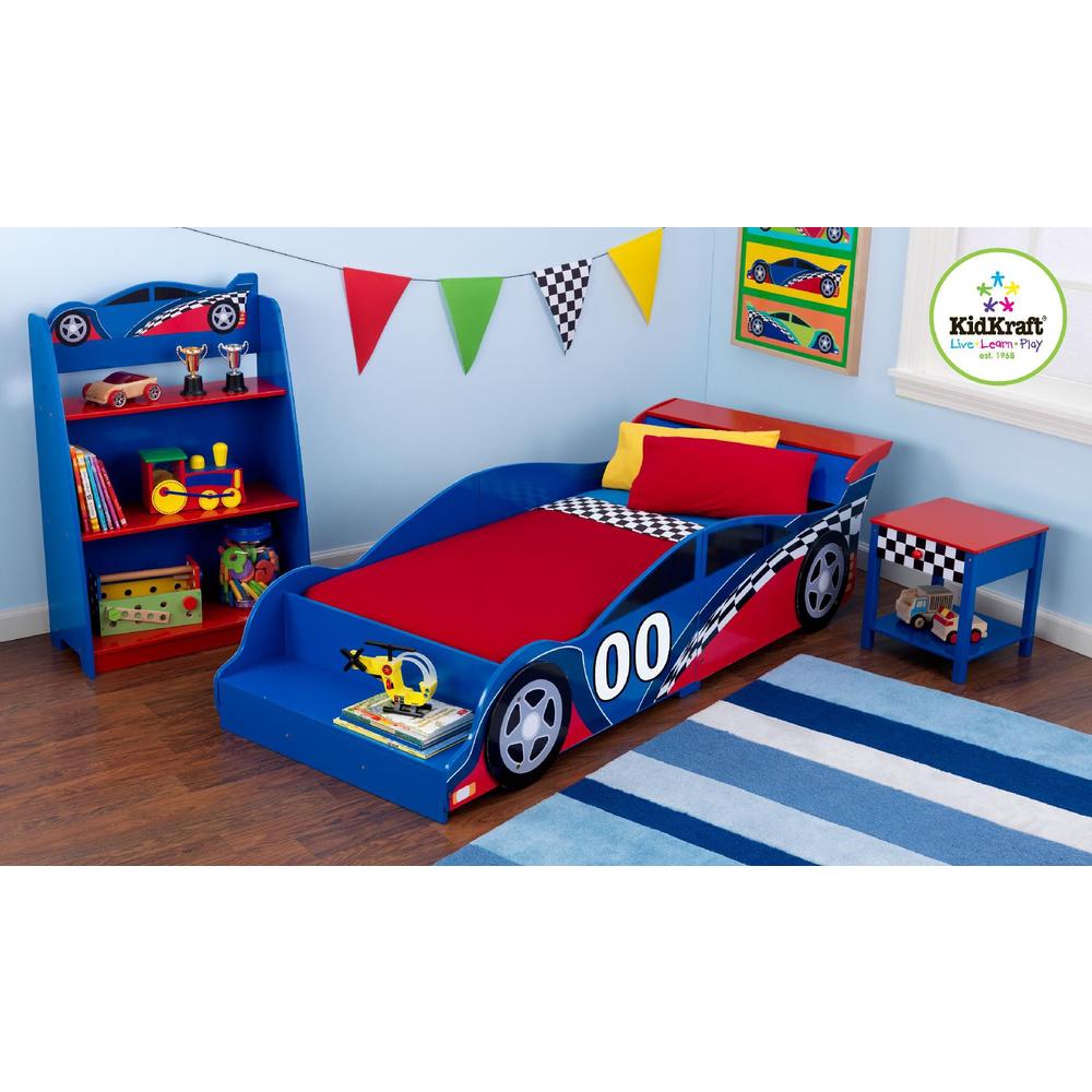 KidKraft Racecar Toddler Bed