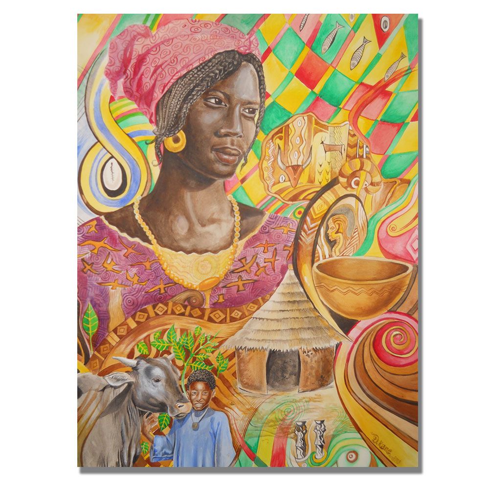 Trademark Global Djibrirou Kane 'Fulani Beauty' Canvas Art