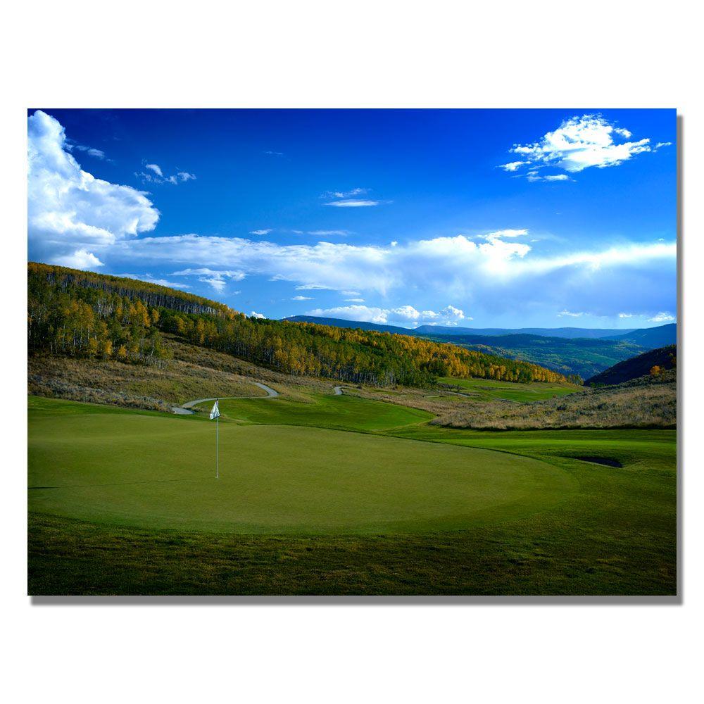 Trademark Global 18 x 24 inches From the Green to the Fairway Canvas Golf Art