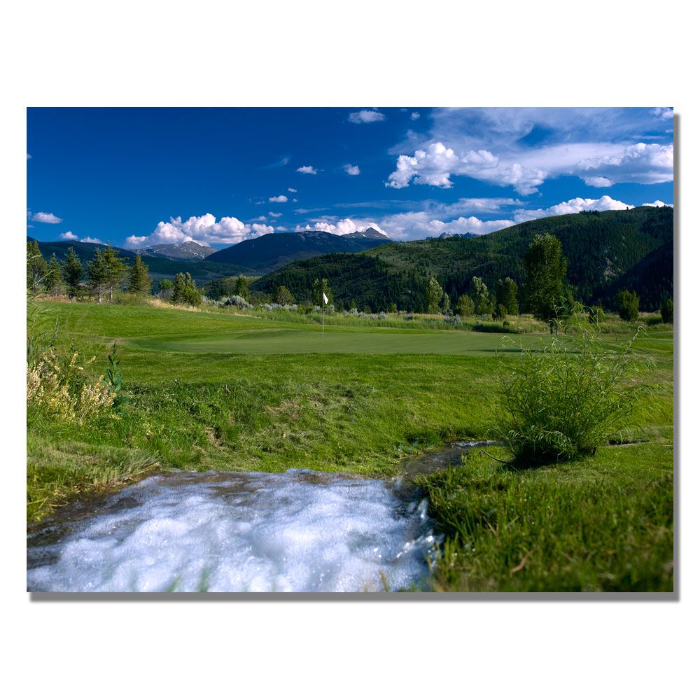 Trademark Global 35 x 47 inches River Greens Canvas Golf Art