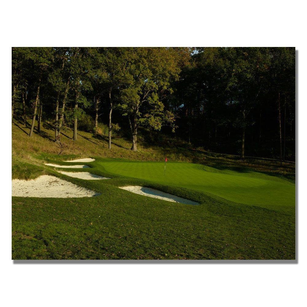 Trademark Global 35 x 47 inches Sandtrapped Canvas Golf Art