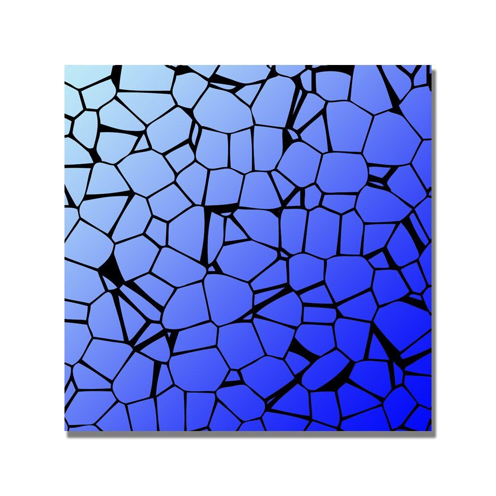 Trademark Global 18x18 inches "Crystals Blues"