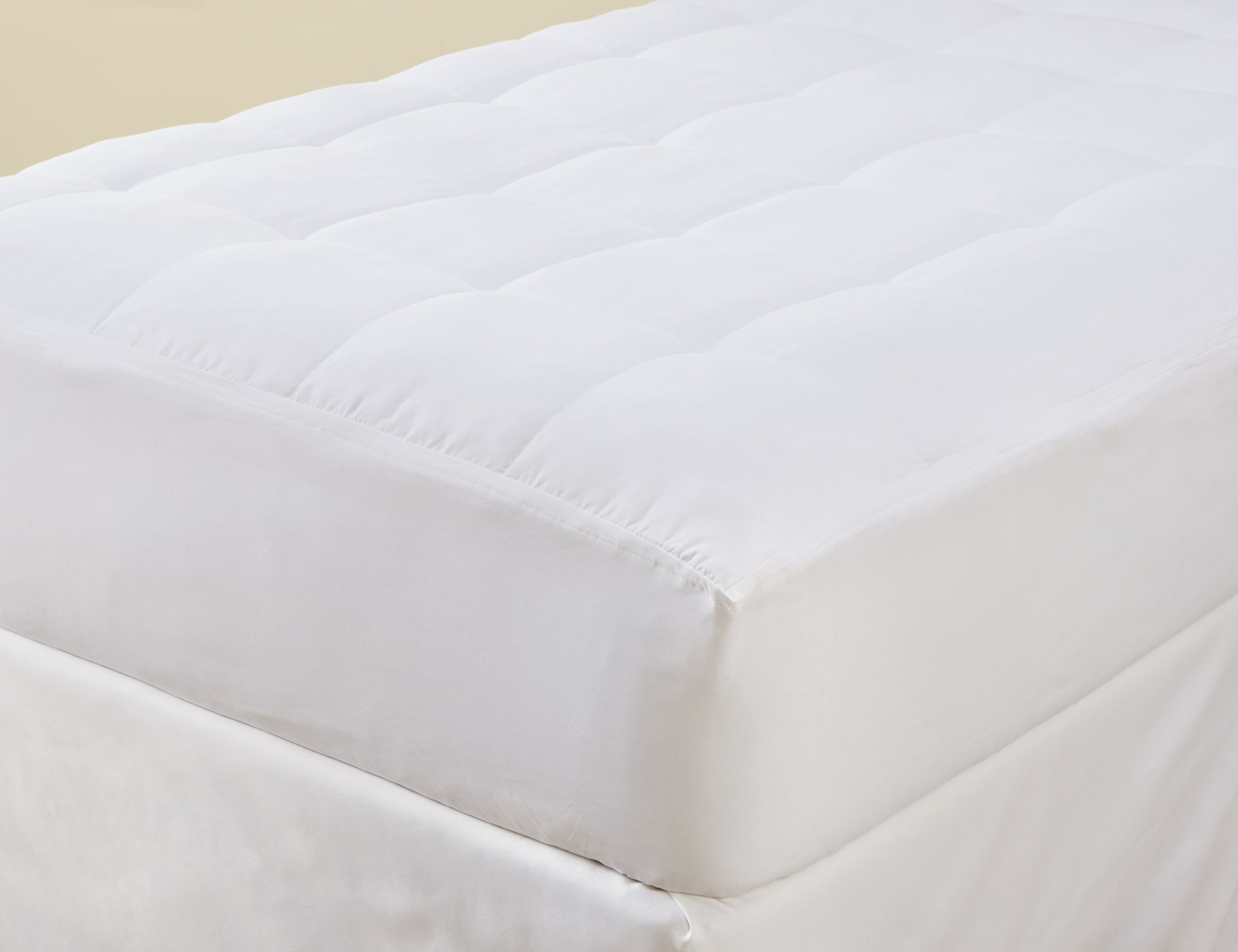Cannon White Total Protection Mattress Pad