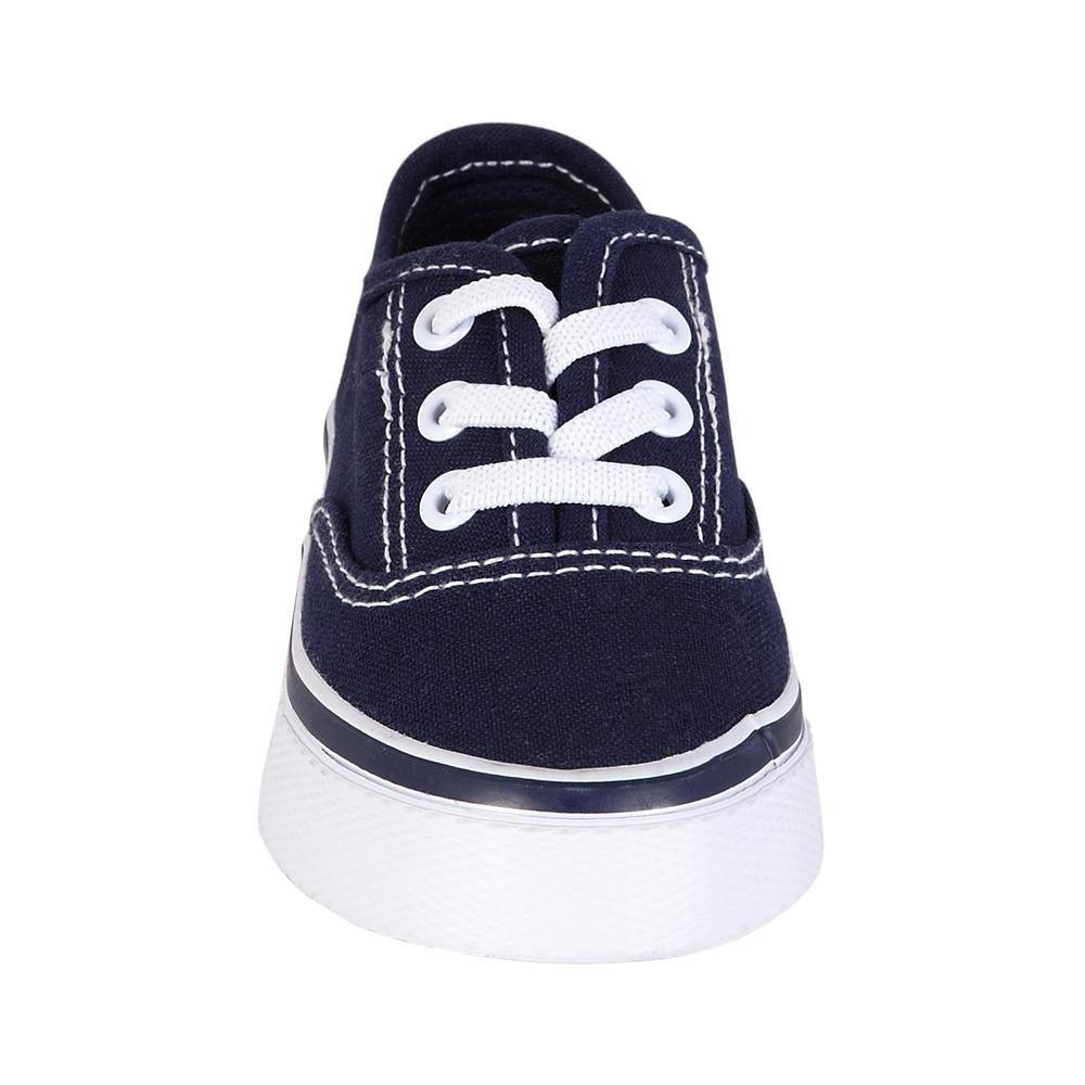 Joe Boxer Toddler Rewind Lace-Up Canvas Casual CVO - Navy