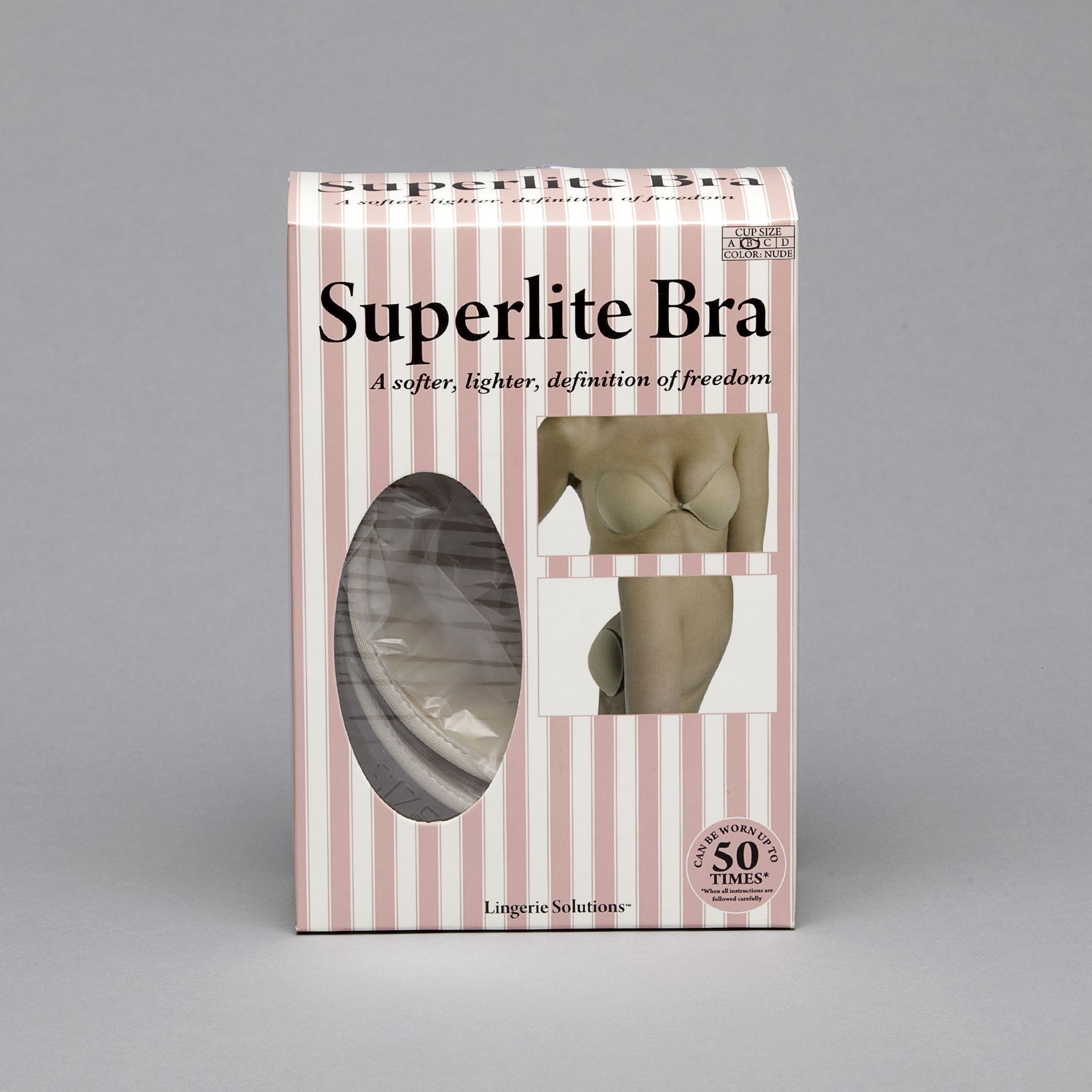 Lingerie Solutions Women's Strapless Backless Adhesive Superlite Bra