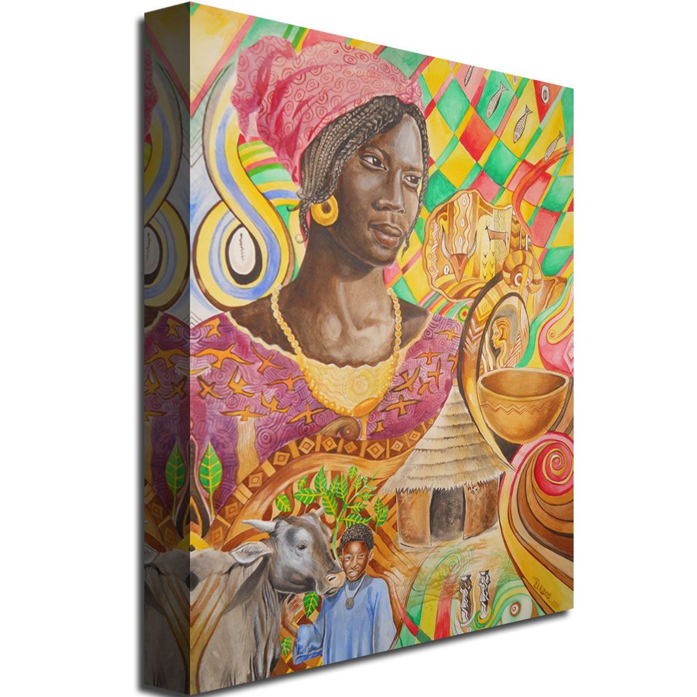 Trademark Global Djibrirou Kane 'Fulani Beauty' Canvas Art