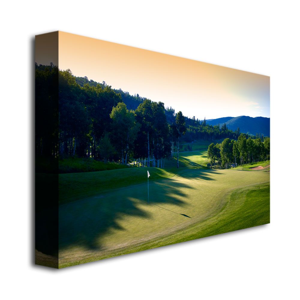 Trademark Global 30 x 47 inches A Shady Green Canvas Golf Art