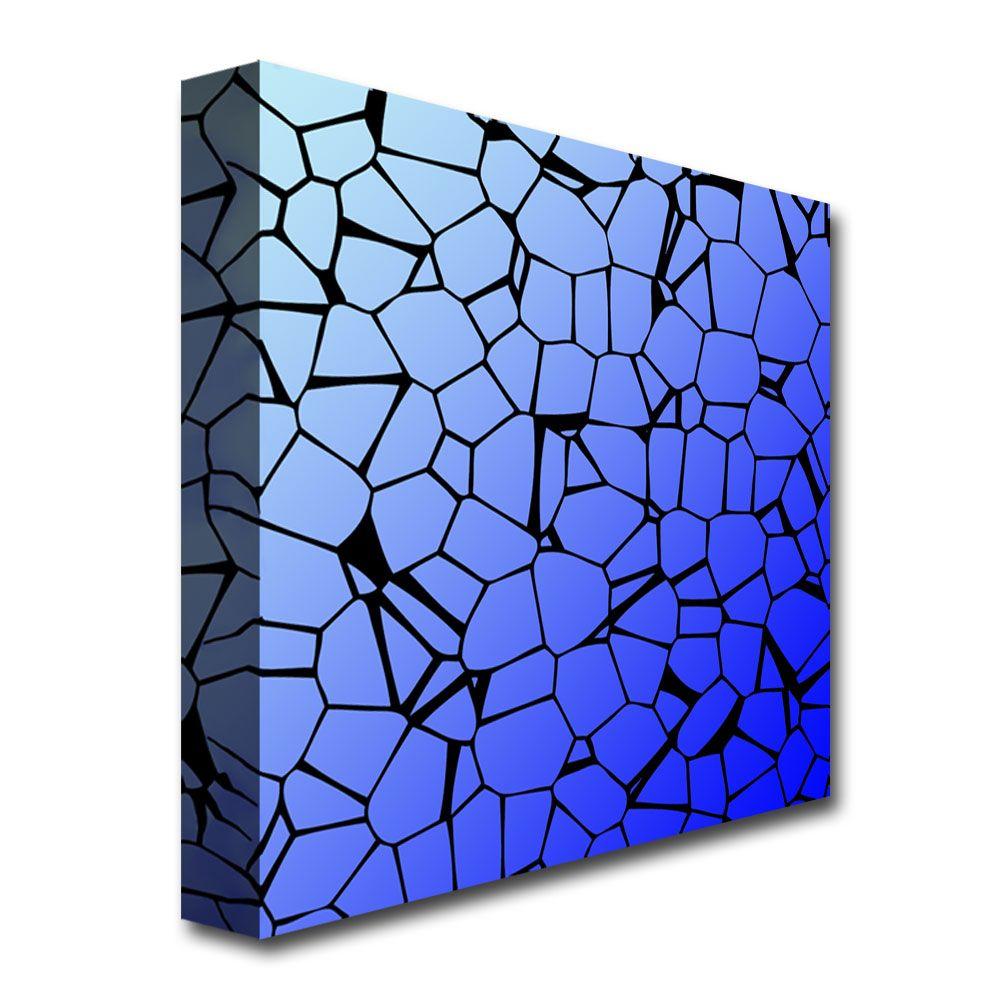 Trademark Global 24x24 inches "Crystals Blues"