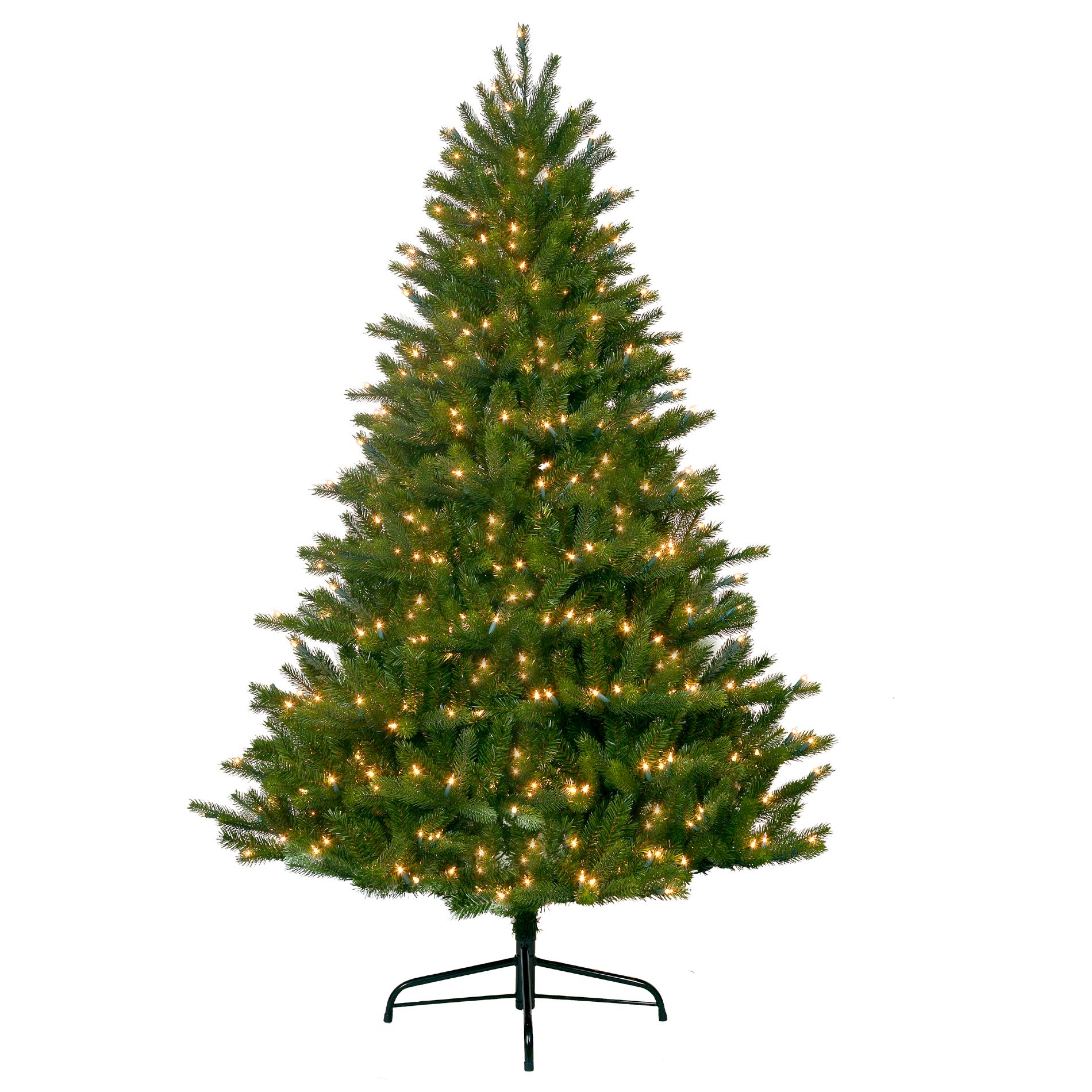 6.5' Clear Pre-Lit Artificial Pine Christmas Tree