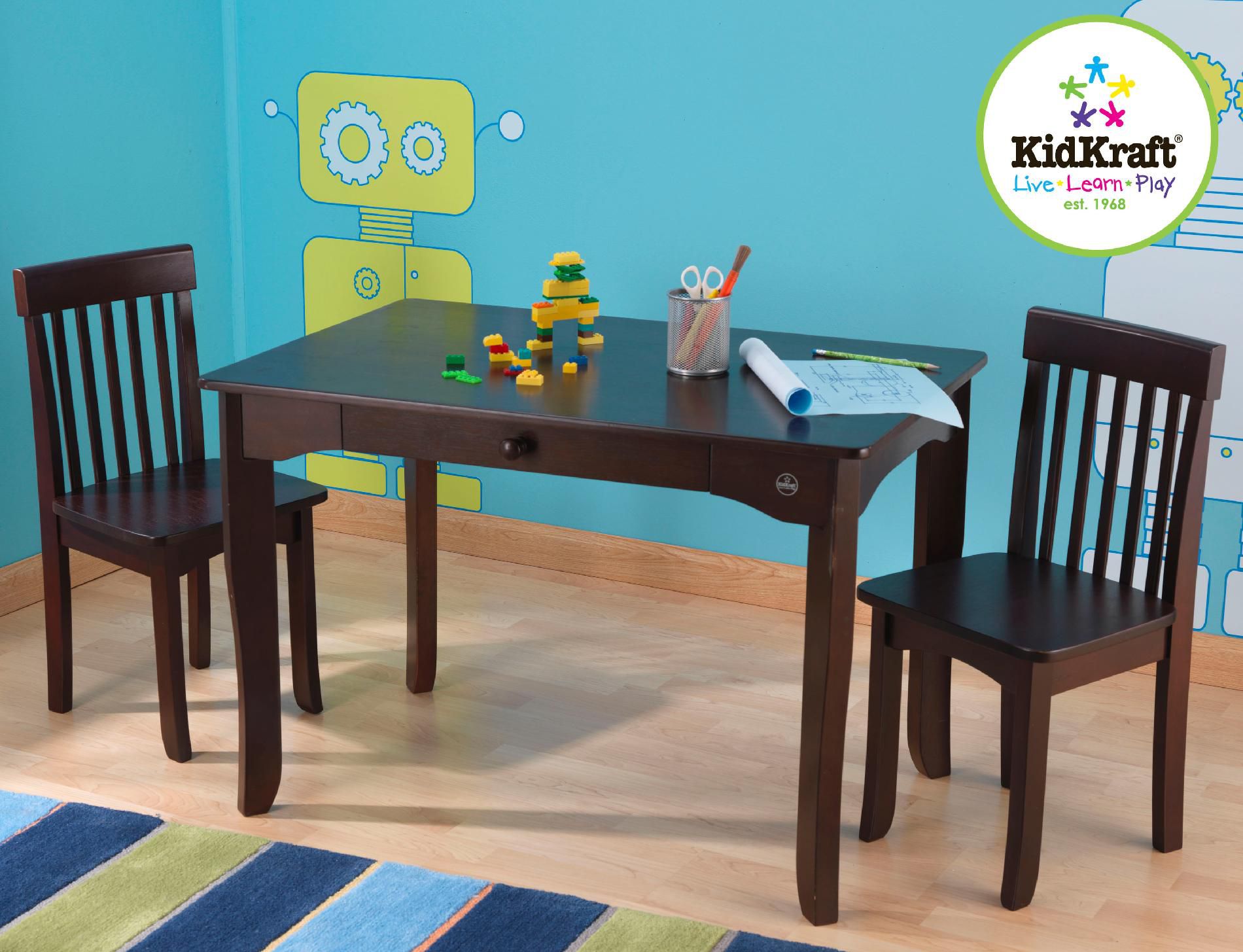 Kidkraft Avalon Table Chair Set Espresso