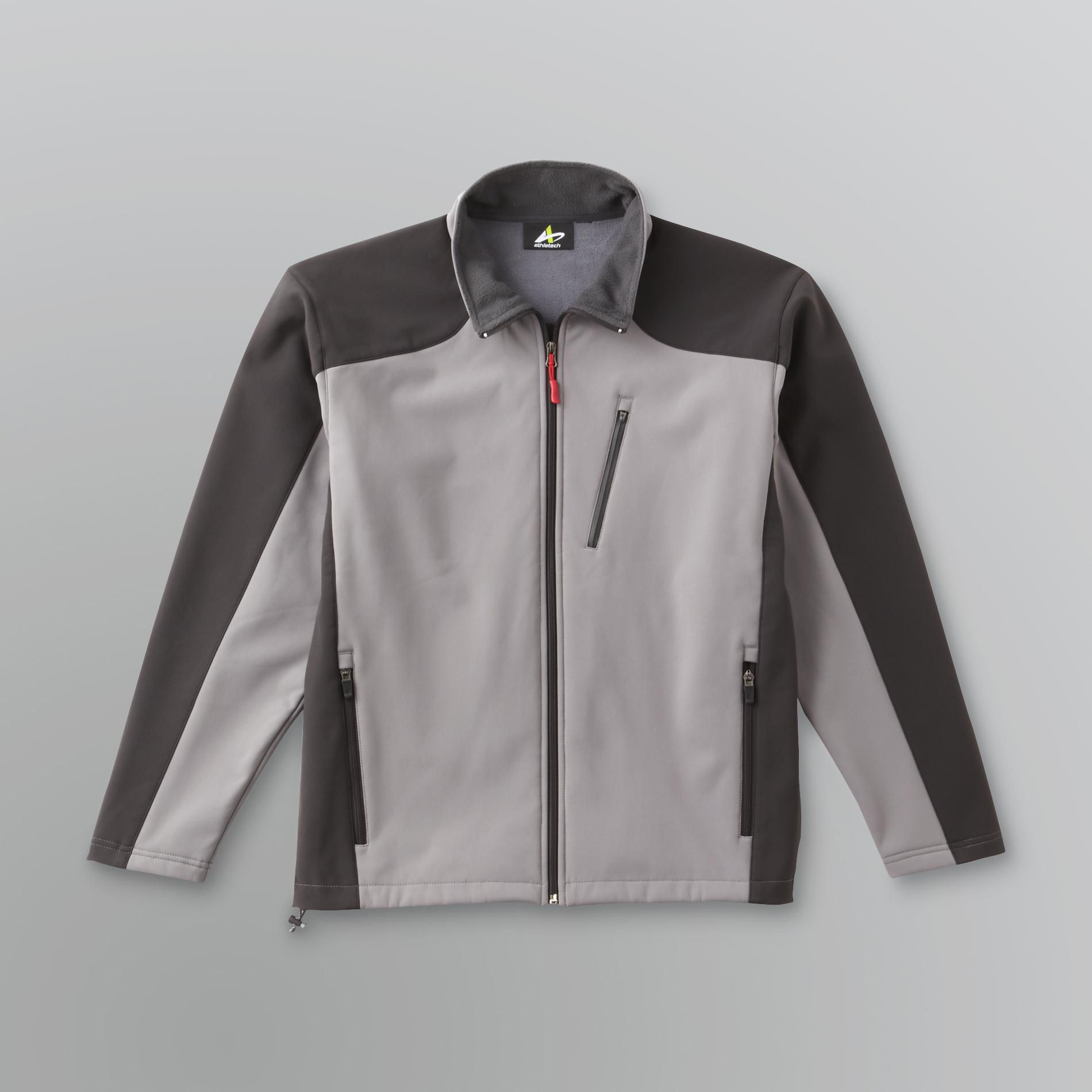 Athletech Men's Softshell Jacket - Water Resistant