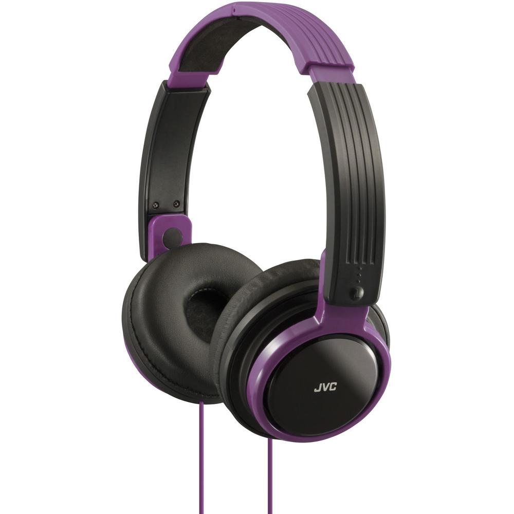 JVC Kenwood HAS200V Riptidz On Ear Headphones - Violet