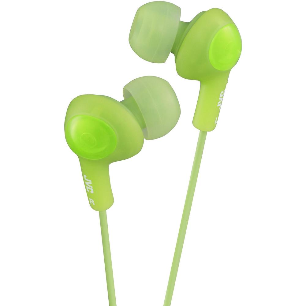 JVC Kenwood HAFX5G Inner Ear Gumy Plus Headphone - Green