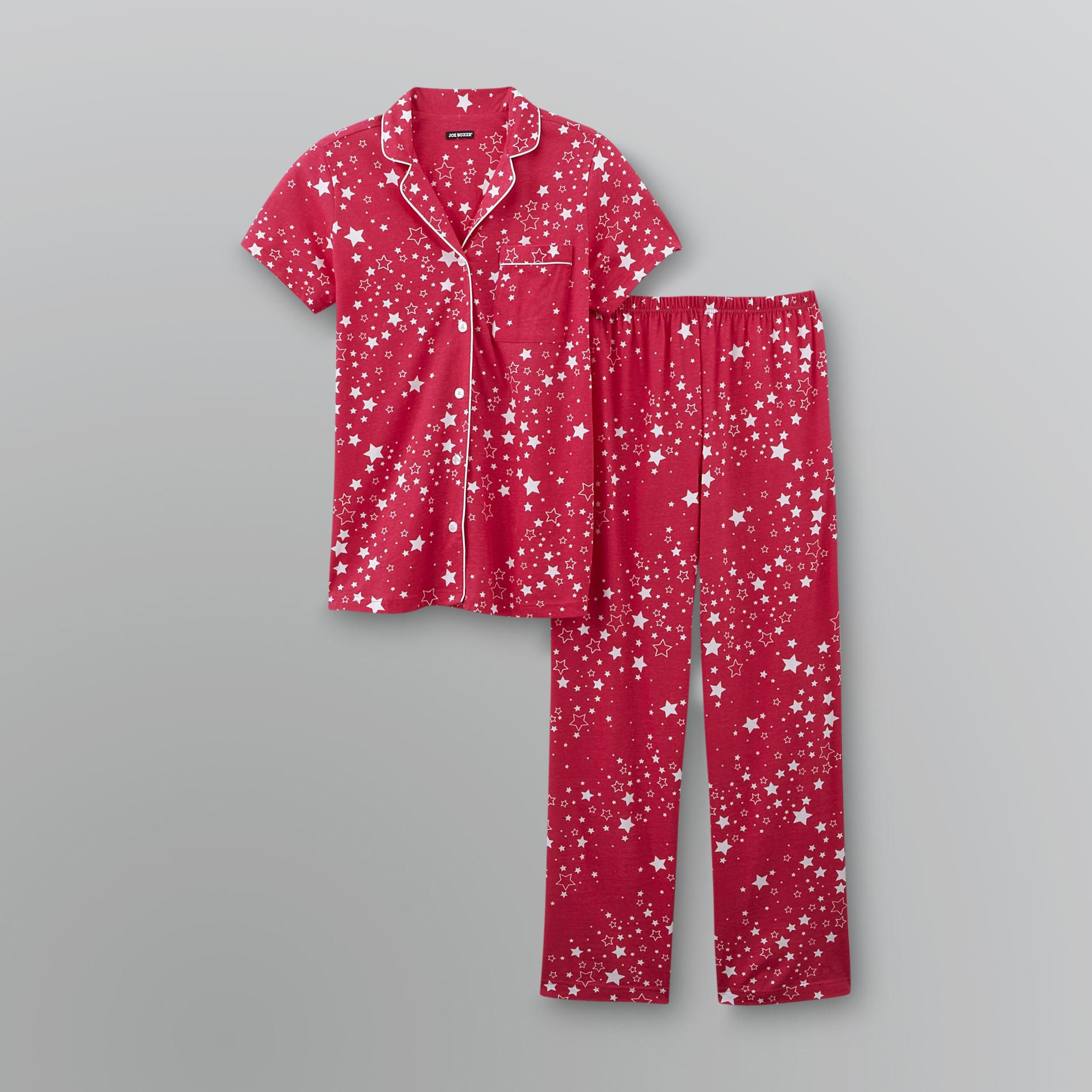 Joe Boxer Women's Knit Pajama Set - Stars