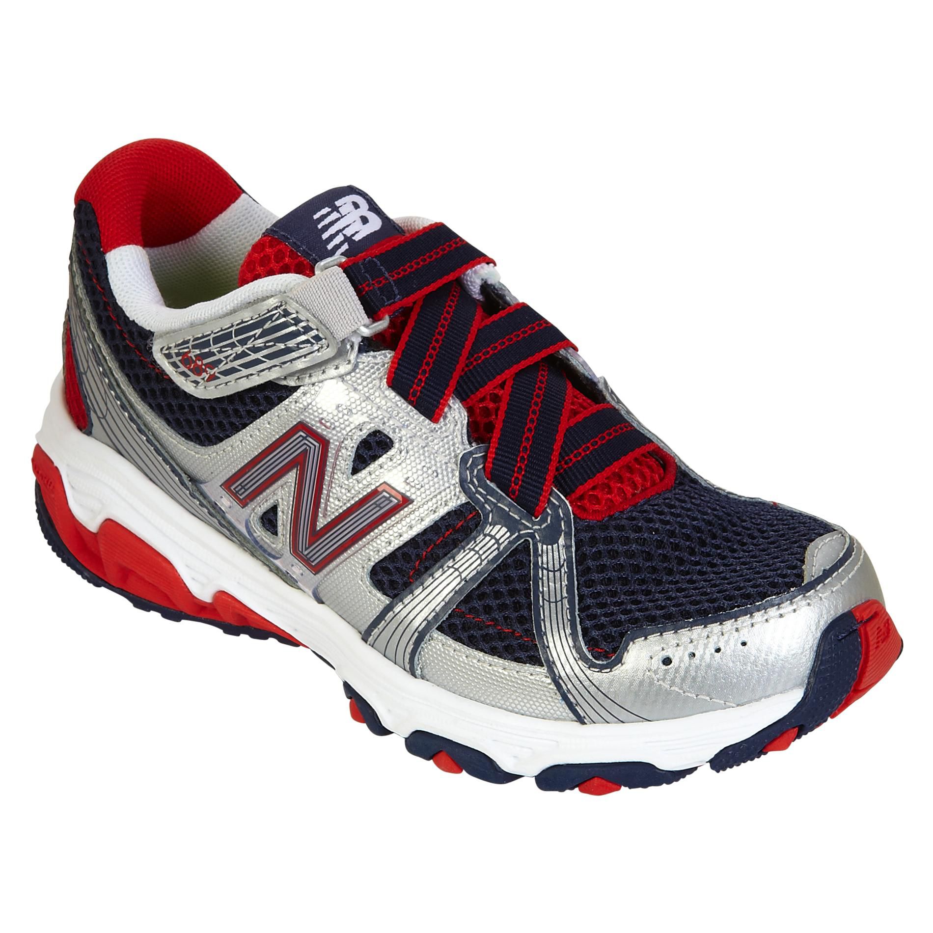 New Balance Boys 689 Wide Width Athletic Shoe - Navy/Red - Shoes - Baby ...